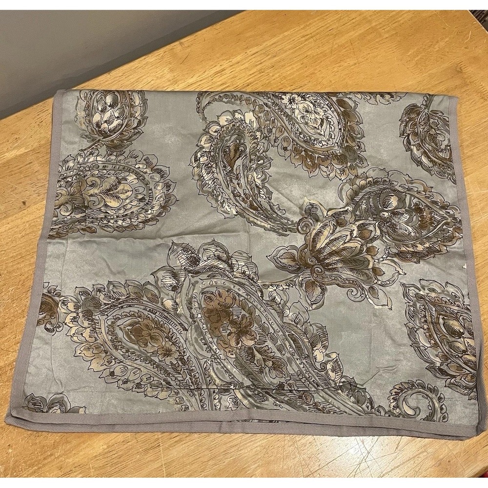Chaps‎ Home Ralph Lauren Cold Spring Paisley Gray Gold King Sham